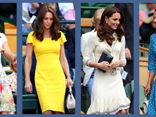 Kate Middleton's Wimbledon Style Throughout the Years