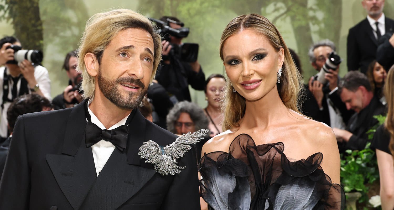 Adrien Brody Debuts New Blonde Hair at Met Gala 2024 Alongside Girlfriend Georgina Chapman