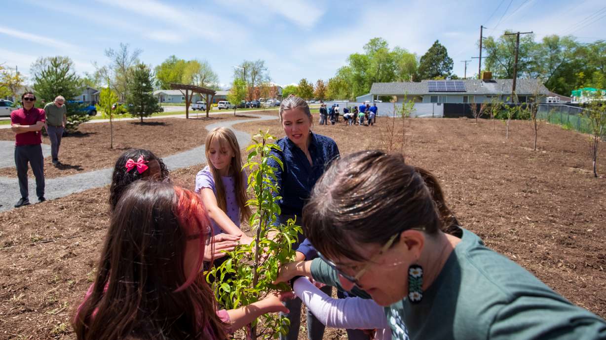 Salt Lake City opens first community orchard. Here's how it will be used