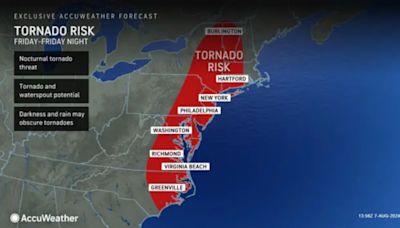 Tropical Storm Debby tornado threat increases for N.J. Heavy rain, flash flooding in forecast.