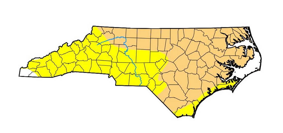 Drought is officially declared across North Carolina, while a heat wave lingers