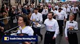 Paris crowns champion waiters in one-of-a-kind ‘cafe race’ ahead of Olympics