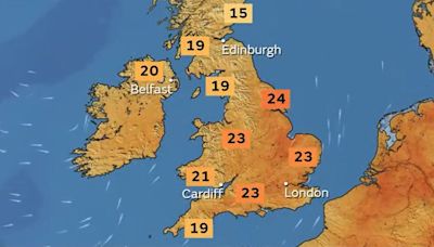 Highs of 26C for UK this week amid improving forecast