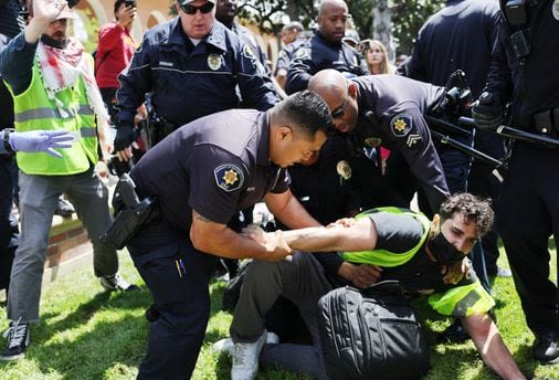 Dozens arrested on California campus after students in Texas detained as Gaza war protests persist - The Boston Globe