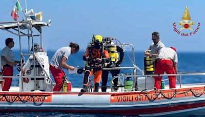 Specialist naval divers called in to search for clues to why Mike Lynch superyacht sank