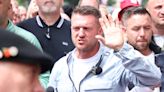 Crowds gather in central London for Tommy Robinson protest and counter-march