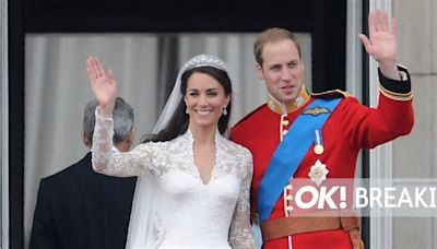 Kate Middleton and Prince William mark 13th anniversary with unseen wedding photo