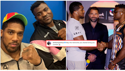 Anthony Joshua sends Francis Ngannou powerful message after tragic loss of his son