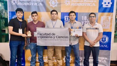 Alumnos de UAT ganan en Torneo Mexicano de Robótica