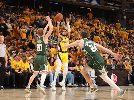 NBA: Indiana Pacers le ganó a Milwaukee Bucks en la prórroga y se adelantó en la serie