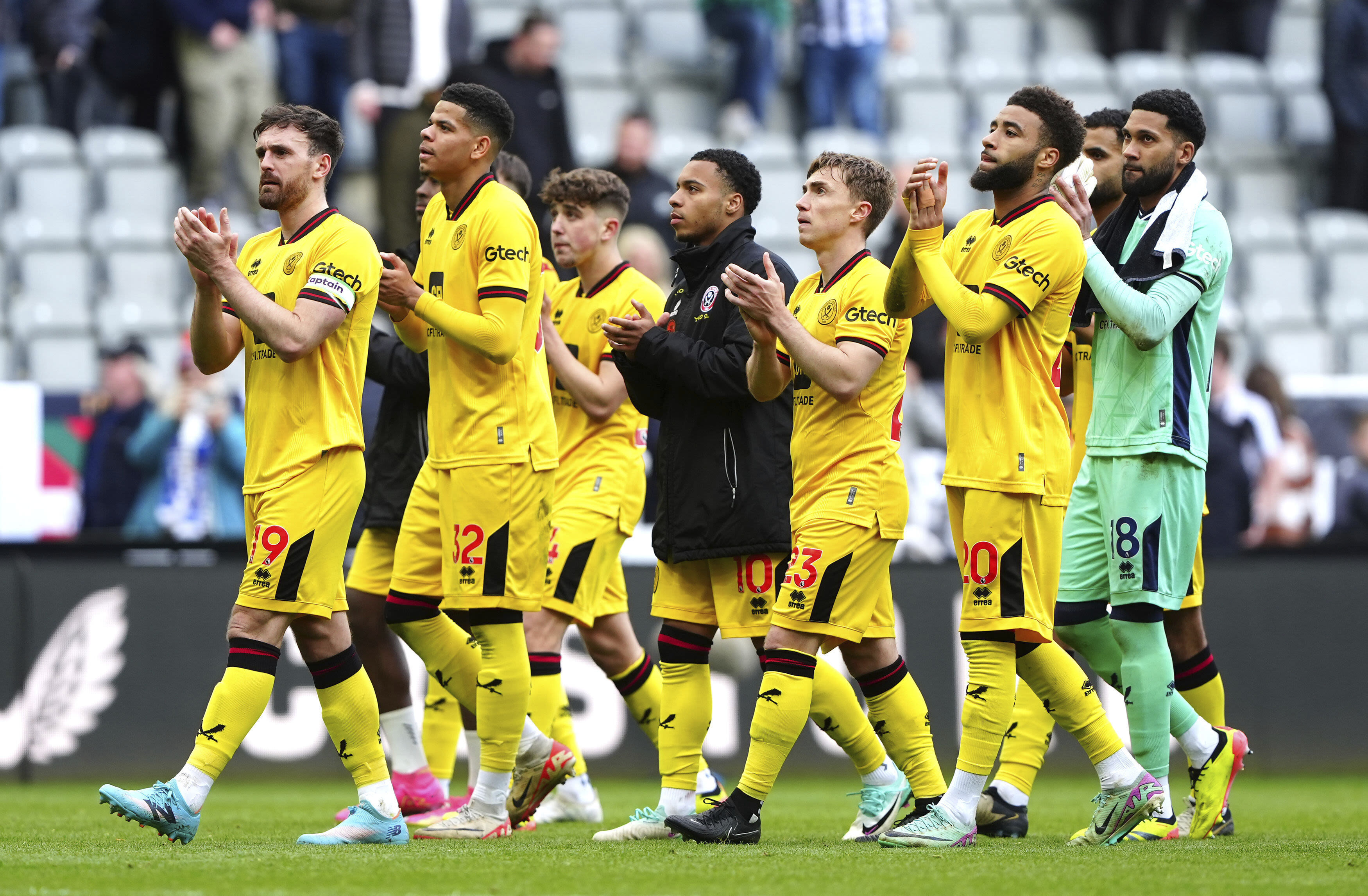 Sheffield United becomes first team relegated from EPL after heavy loss at Newcastle