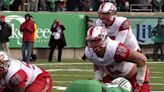 Hilltopper greats Forrest Lamp and Brandon Doughty prepare for youth football camps at Houchens-Smith Stadium