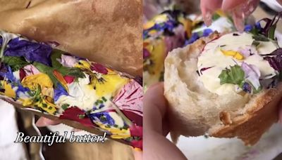 Watch: This Unique 'Flower Butter' Is Getting A Thumbs Up From Foodies