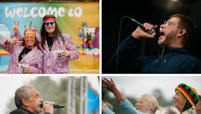 Watch: Music fans take a trip back in time for nostalgic fun at Woodshrop '24 tribute festival