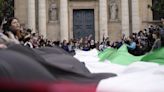 Los estudiantes franceses se manifiestan a favor de Palestina en la Sorbona