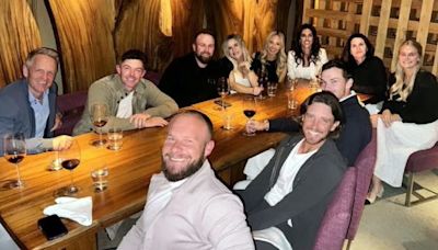 Rory McIlroy has dinner with wife and Ryder Cup team-mates ahead of golf return at Scottish Open