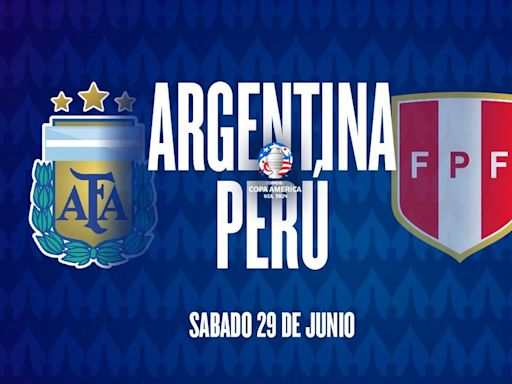 Argentina vs. Perú por la Copa América: horario, por dónde ver y posibles formaciones