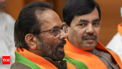 'May give rise to the disease of untouchability': BJP leader Mukhtar Abbas Naqvi criticises UP Police Kanwar Yatra order | India News - Times of India