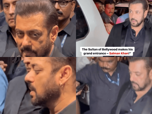 "Chief guest of the night": Salman Khan's power packed arrival with huge security team for Sonakshi Sinha's wedding reception, netizens react