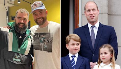 Travis and Jason Kelce Praise Prince William's Parenting of George and Charlotte: 'William's Doing It Right'