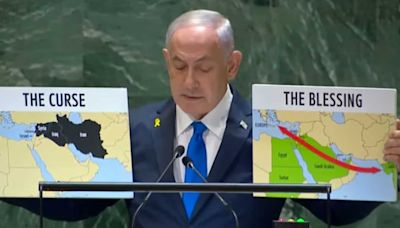 Audience shouts 'shame', delegates walk out as Israel's Netanyahu addresses UNGA