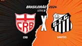 CRB x Santos: onde assistir, escalações e arbitragem