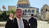 Desde la Explanada de las Mezquitas, un ministro israelí desafía a Netanyahu y a Hamás