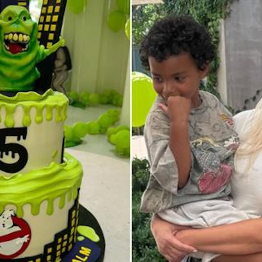 Kim Kardashian Celebrates Son Psalm's 5th Birthday With Ghostbusters Themed Party - E! Online