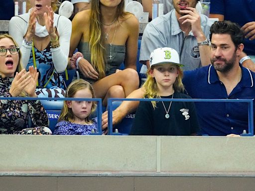 John Krasinski and Emily Blunt's Daughters Enjoy Rare Family Outing at US Open