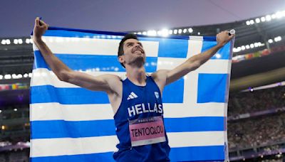 Miltiadis Tentoglou joins Carl Lewis as the only men with consecutive Olympic long jump golds