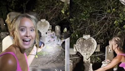 Watch: Influencer Cleans Abandoned Grave In Spooky Viral Video, Internet Reacts - News18