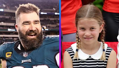 Jason Kelce Calls Princess Charlotte 'the Highlight' of London Trip