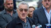 Robert De Niro, former police officers slam Trump outside New York hush money trial