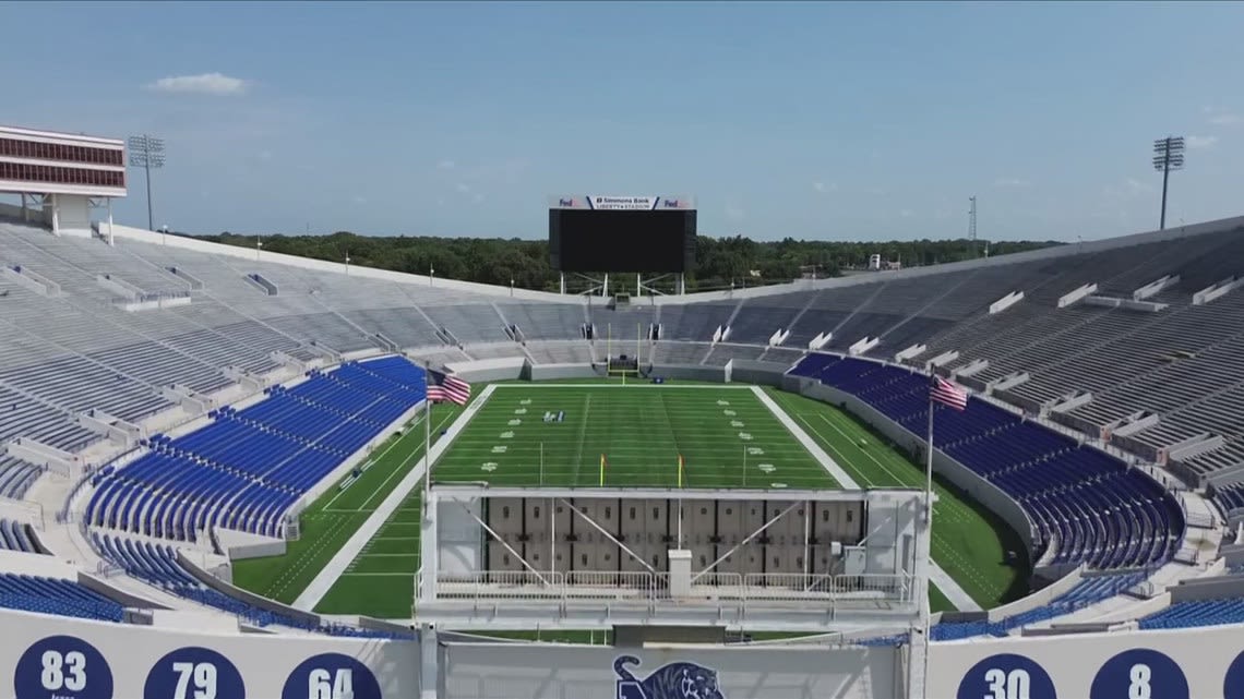 WATCH LIVE: Crews tear down the west end of Simmons Bank Liberty Stadium as renovations get underway