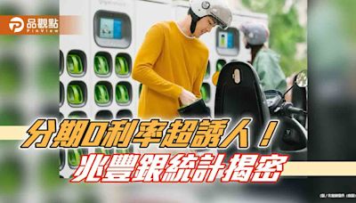 刷卡購電動機車近9成選分期付款！兆豐銀攜手3大廠牌 可分30期0利率