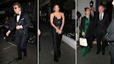 Victoria Beckham arrives at 50th birthday celebration on crutches, carried out by husband David Beckham