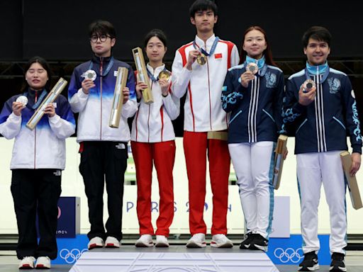 China, Australia become first countries to win gold at Paris Olympics