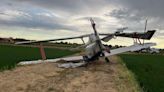 Crop duster plane in Sutter County hits truck after failed takeoff