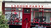 Shameful! Furious backlash as Labour hub defaced with anti-Israel graffiti