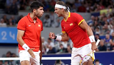 Olympic moment of the day: Rafael Nadal and Carlos Alcaraz, tennis’ new favorite double act