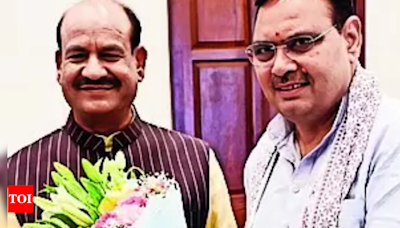 Om Birla re-elected as Lok Sabha Speaker, BJP maintains stronghold in Rajasthan | Jaipur News - Times of India