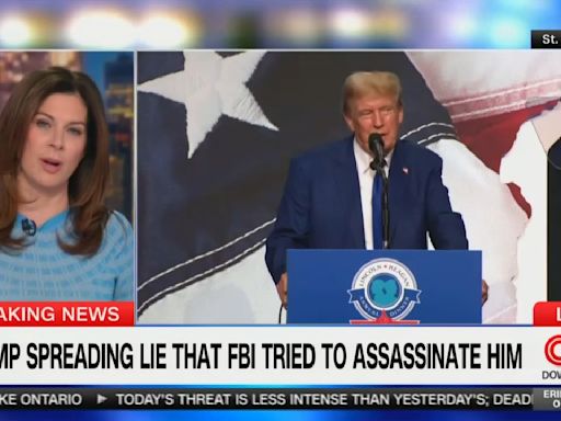 Erin Burnett Thoroughly Debunks Biden Assassinating Trump Conspiracy Promoted on Fox News and Right-Wing Media