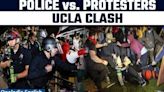 Police Clash with Pro-Palestinian Protesters at University of California, Los Angeles |Oneindia News