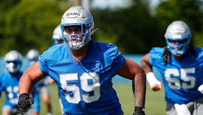 Detroit Lions rookie Gio Manu reflects on long journey from Tonga to NFL draft pick