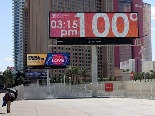Las Vegas hits 100 for 1st time in 2024; hotter than normal summer likely