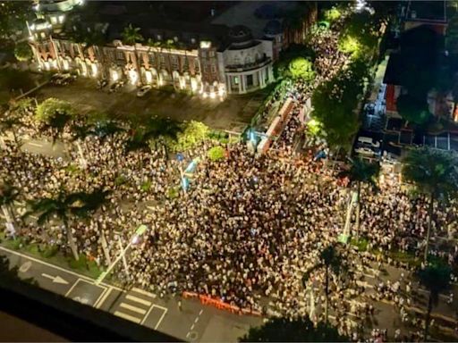 萬人立法院外聲援台灣民主、反國會黑箱 賴清德深夜發聲！-台視新聞網