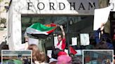 Fordham Lincoln Center anti-Israel encampment egged on by Columbia arrests: student