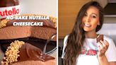 A self-taught baker shares her recipe for an easy no-bake Nutella cheesecake