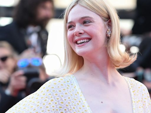 Elle Fanning Favors Florals in Backless Gucci Gown at Cannes Film Festival 2024 Closing Ceremony