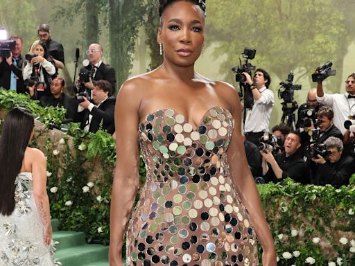 Venus Williams Wore a Broken Mirrored Dress to the 2024 Met Gala—But She's Not Superstitious About It - E! Online